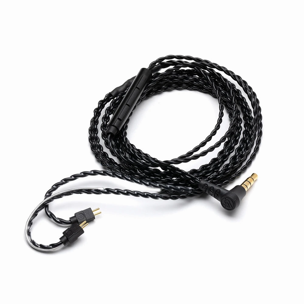 64 Audio Earphones Cable With Microphone in ear monitors, dj headphones