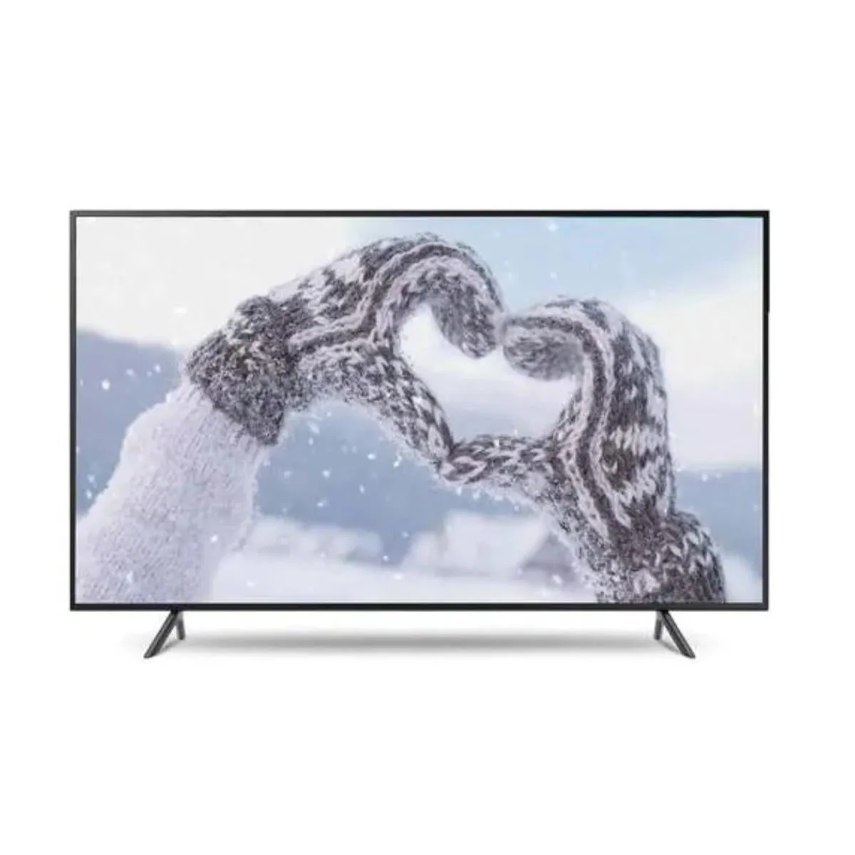 75  4K - Smart - Slim Model - 4 Hdmi - 2 Usb - 2 Av Input - 2 Remote - Bla tv stand, curved tv