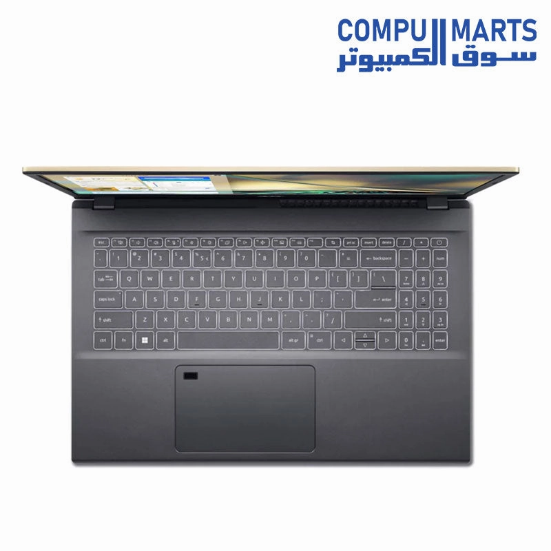 Acer Aspire 5 A515-57-55KJ Slim Business Laptop  Intel Core i5-12450H  8GB RAM  512GB PCIe SSD  Intel UHD Graphics  Fingerprint Sensor  15.6 Inch FHD IPS  DOS