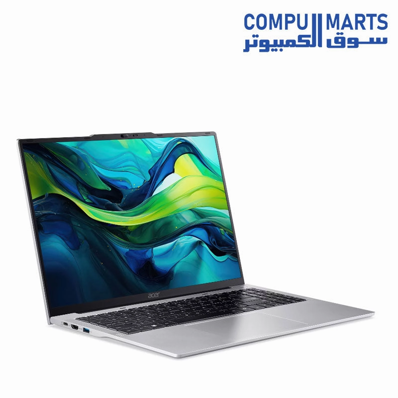 Acer Aspire Lite AL16 Laptop  Intel Core i5-1334U, 16GB RAM, 512GB SSD, Intel UHD Graphics, 16" WUXGA (1920x1200) Display, Free DOS, Light Silver