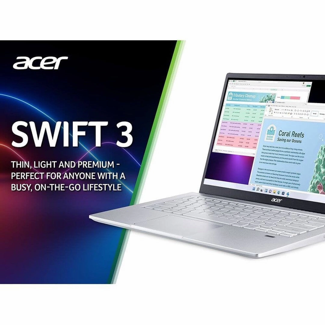 Acer Swift 3 14" HD Laptop AMD Ryzen 7 16GB 1TB | NX.AB1EK.00B