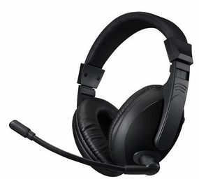 Adesso Xtream H5U Stereo USB Multimedia Headset with Built-In Soundcard (Multi-Packs Available) noise cancelling headphones, bluetooth earbuds