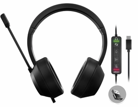 Adesso Xtream P7 Wired Stereo Headset With CoPilot AI Controls & Voice Dictation noise cancelling headphones, bluetooth earbuds