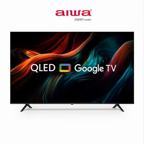 Aiwa LED TV 70" Smart Android , QLED , 3 HDMI , 2 USB  ,voice control, Netflix, Prime tv stand, curved tv