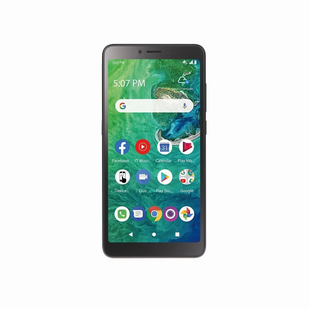 Alcatel TFALA507DCP 5.5" TCL A2 32GB Black Android Cellular Tracfone Prepaid Smartphone