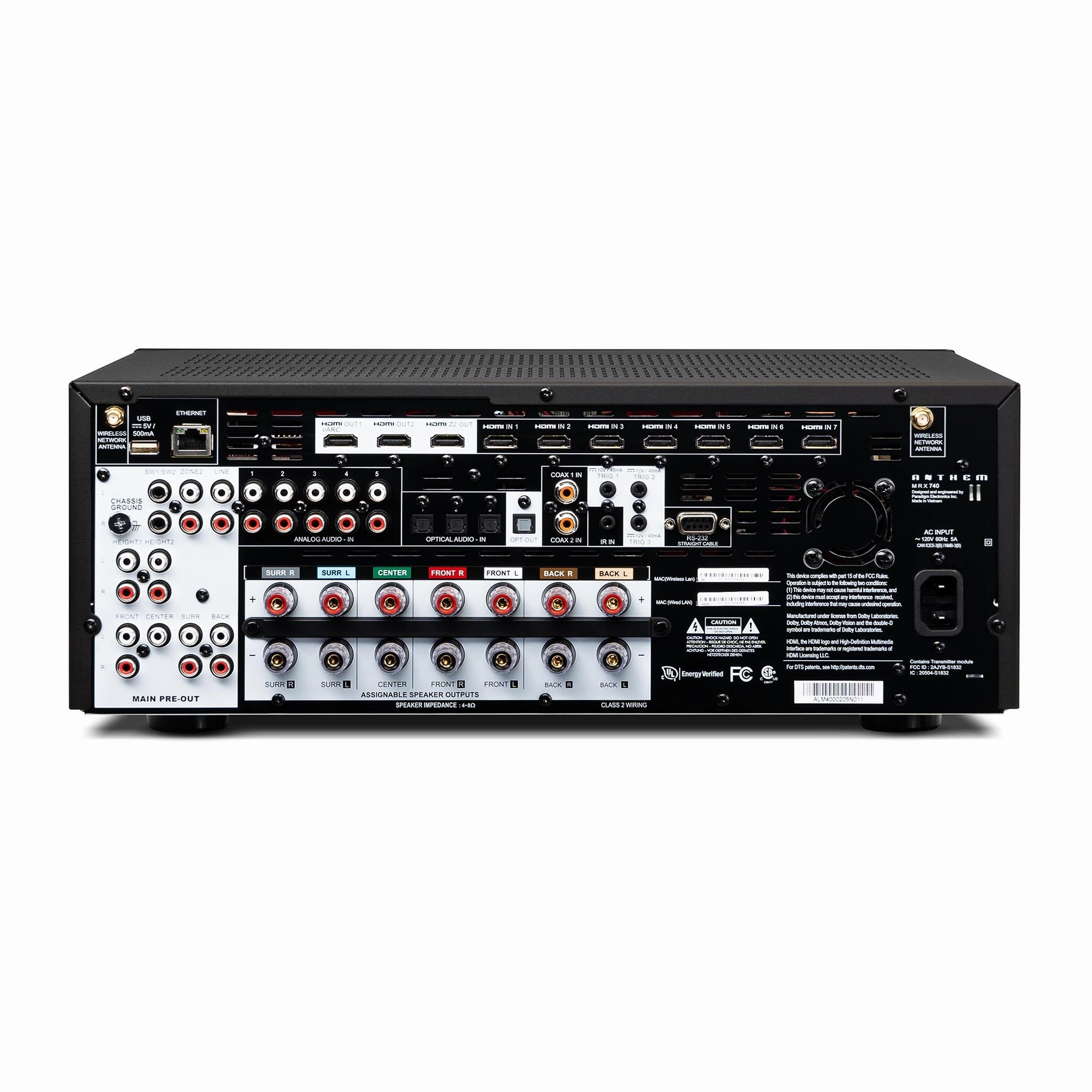 Anthem MRX 740 8K Home Theater Receiver