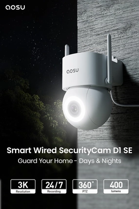 AOSU 2K Security Camera Indoor, Baby Monitor/Pet Camera -C2E2BH11