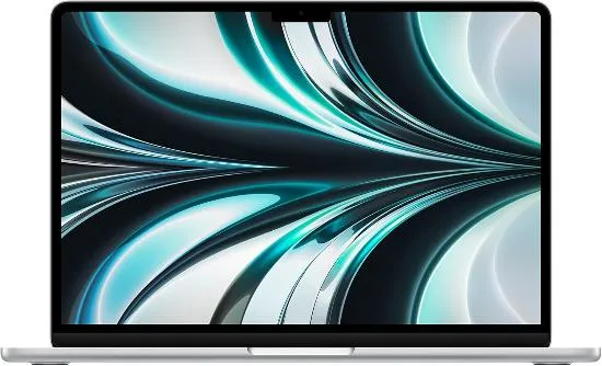 Apple Mac Book Air M2 13Inch, 8Core CPU & 8Core GPU, 16GB, 256GB, Silver tv stand, curved tv