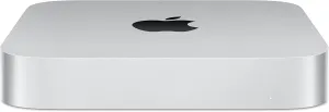 Apple Mac Mini M2, 8GB Core Cpu & 10GB Core Gpu, 256GB SSD, Silver tv stand, curved tv