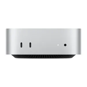 Apple Mac Mini M4, Chip 10Core CPU & 10Core GPU, 16GB, 512GB SSD, Silver tv stand, curved tv