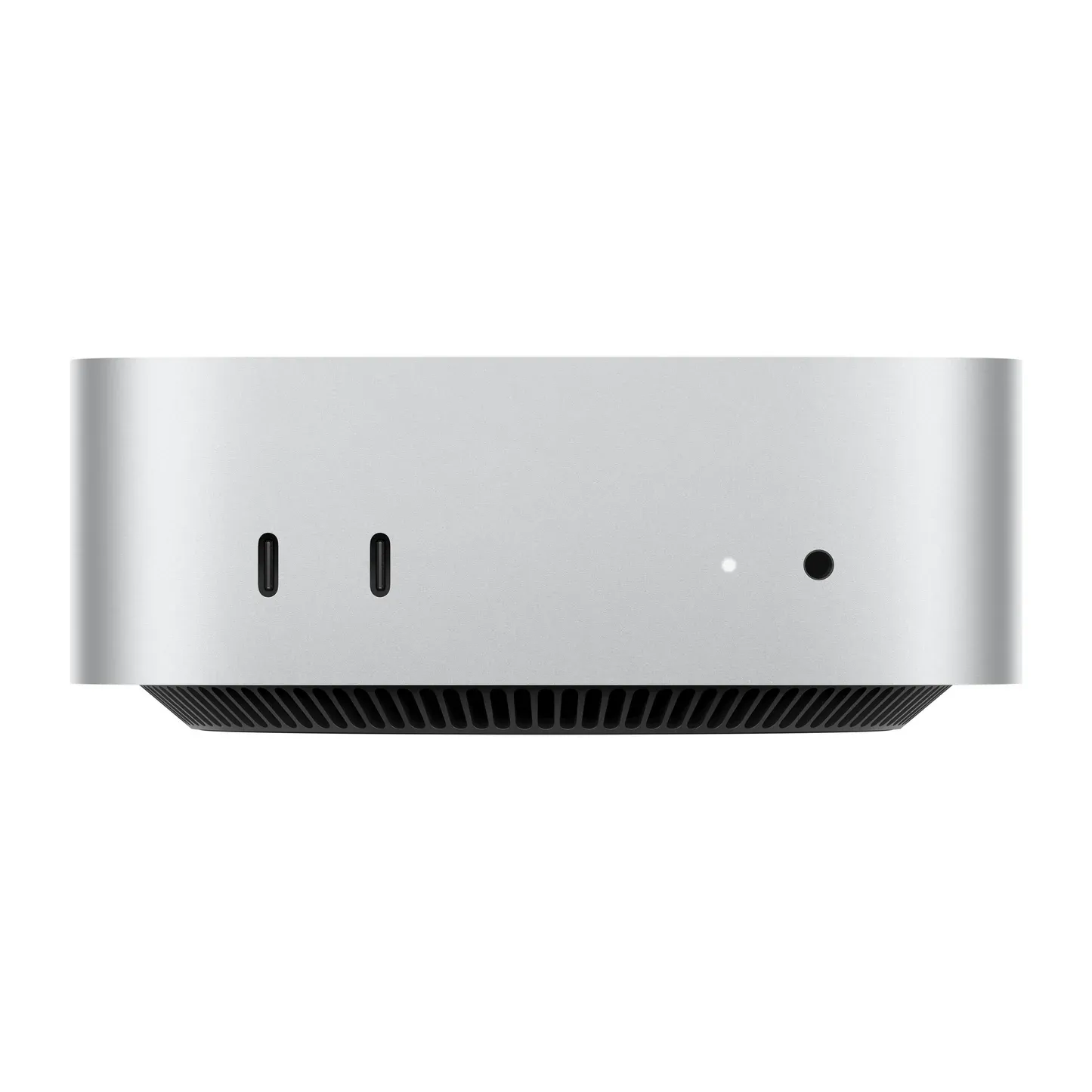 Apple Mac Mini M4, Chip 10Core CPU & 10Core GPU, 24GB, 512GB SSD, Silver tv stand, curved tv