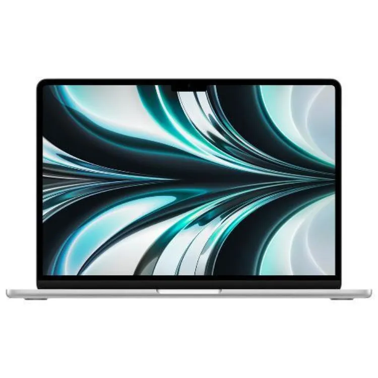 Apple MacBook 13.6Inch, 8GB Cpu & 8GB Gpu, 256GB, Silver tv stand, curved tv