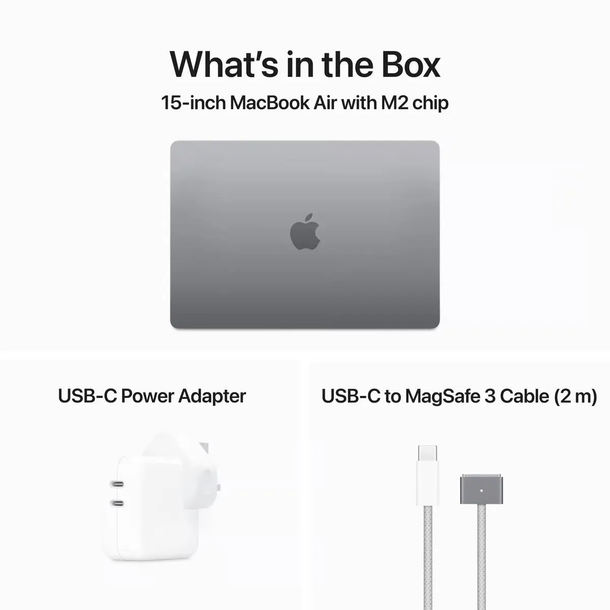 Apple MacBook Air 15Inch M2, 8 Core Cpu & 10 Core Gpu, 256GB SSD, Space Grey