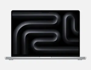 Apple MacBook Pro 14Inch, M4 chip with 10core CPU and 10core GPU, 16GB, 1TB SSD, Silver tv stand, curved tv