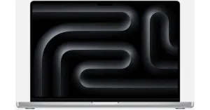 Apple MacBook Pro 14Inch, M4 chip with 10core CPU and 10core GPU, 24GB, 1TB SSD, Silver tv stand, curved tv