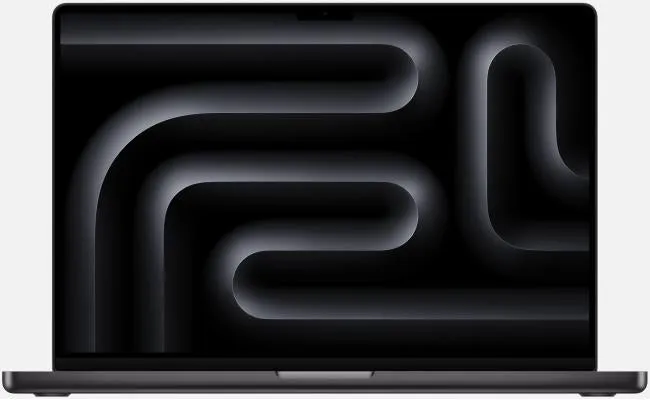 Apple MacBook Pro 16Inch, M4 Pro chip with 14core CPU and 20core GPU, 48GB, 512GB SSD, Space Black tv stand, curved tv