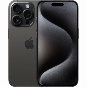 Apple iPhone 15 Pro 128GB Black Titanium LTE Cellular MTQM3LL/A Cell Phone
