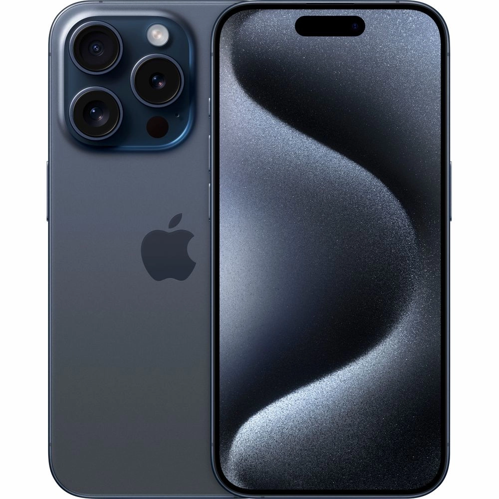 Apple iPhone 15 Pro 128GB Blue Titanium LTE Cellular MTQQ3LL/A Cell Phone