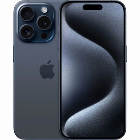 Apple iPhone 15 Pro 128GB Blue Titanium LTE Cellular MTQQ3LL/A Cell Phone
