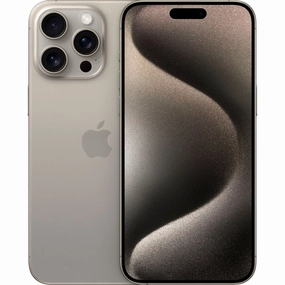 Apple iPhone 15 Pro Max 1TB Natural Titanium LTE Cellular Straight Talk/TracFone MU6H3LL/A - TF Cell Phone