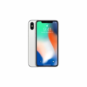 Apple iPhone X 256GB Silver LTE Cellular MQA92LL/A Cell Phone
