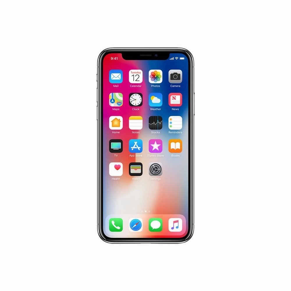 Apple iPhone X 256GB Silver LTE Cellular MQA92LL/A