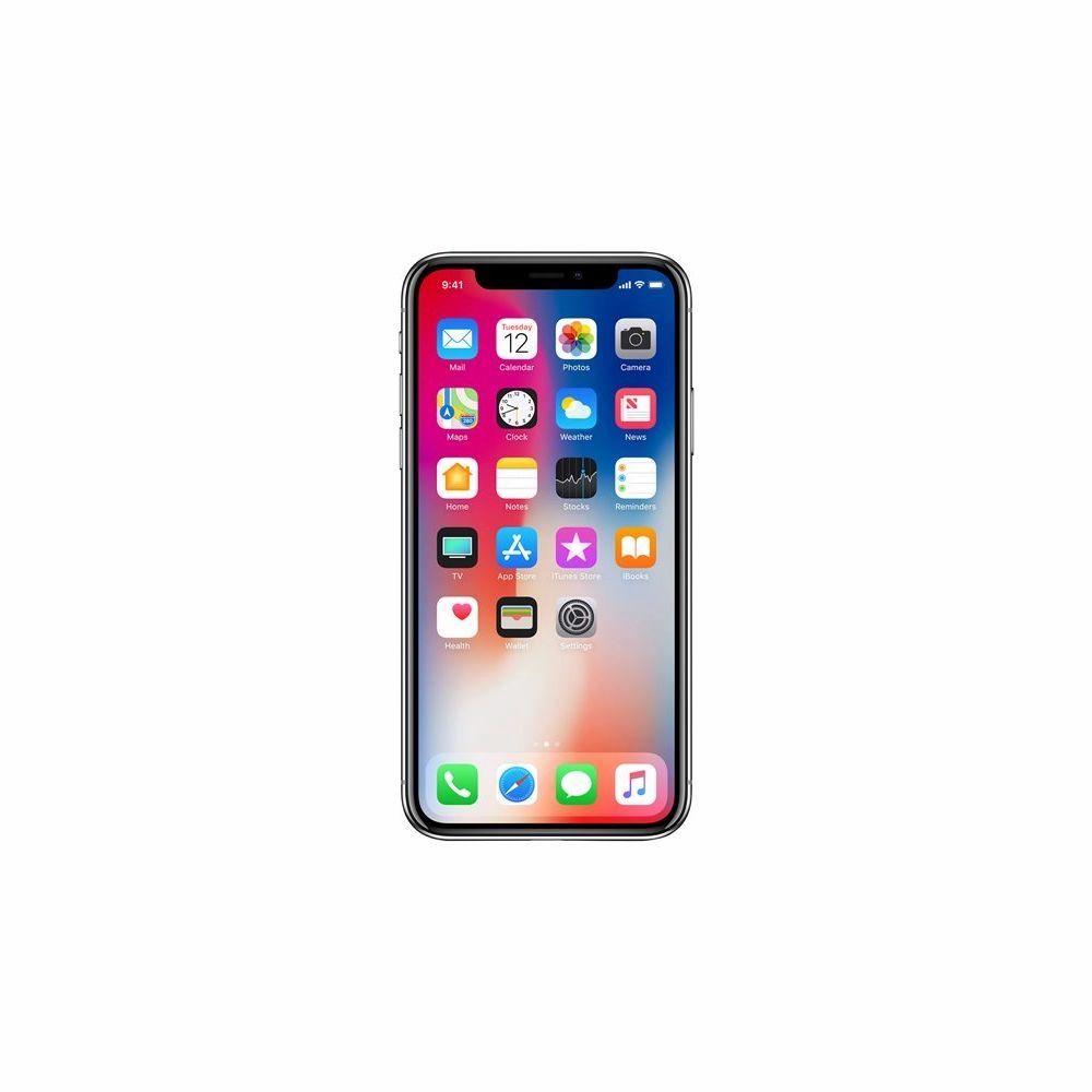 Apple iPhone X 256GB Silver LTE Cellular MQA92LL/A