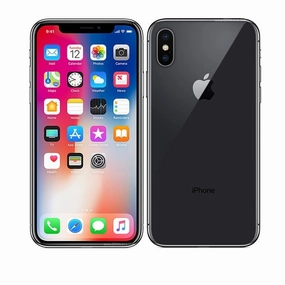 Apple iPhone X 256GB Space Gray LTE Cellular AT&T MQAM2LL/A Cell Phone