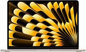 Apple Mac Book Air M3 13Inch, 8Core CPU & 8Core GPU, 16GB, 256GB SSD, Starlight tv stand, curved tv