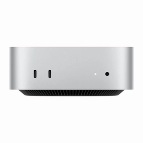 Apple Mac Mini M4, Chip 10Core CPU & 10Core GPU, 16GB, 256GB SSD, Silver tv stand, curved tv