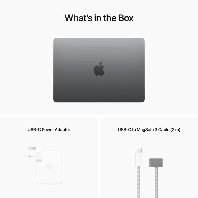Apple MacBook 13Inch M2 Chip, 8Core Cpu & 8Core Gpu, 256GB, Space Grey