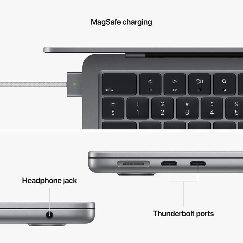 Apple MacBook 13Inch M2 Chip, 8Core Cpu & 8Core Gpu, 256GB, Space Grey