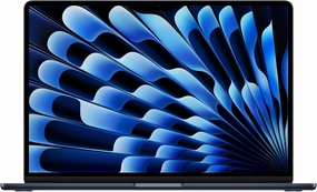 Apple MacBook 15Inch, M4 Chip with 10Core CPU & 10Core GPU, 16GB & 512GB SSD, Midnight tv stand, curved tv