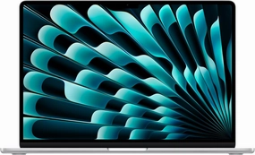 Apple MacBook 15Inch, M4 Chip with 10Core CPU & 10Core GPU, 16GB & 512GB SSD, Silver tv stand, curved tv