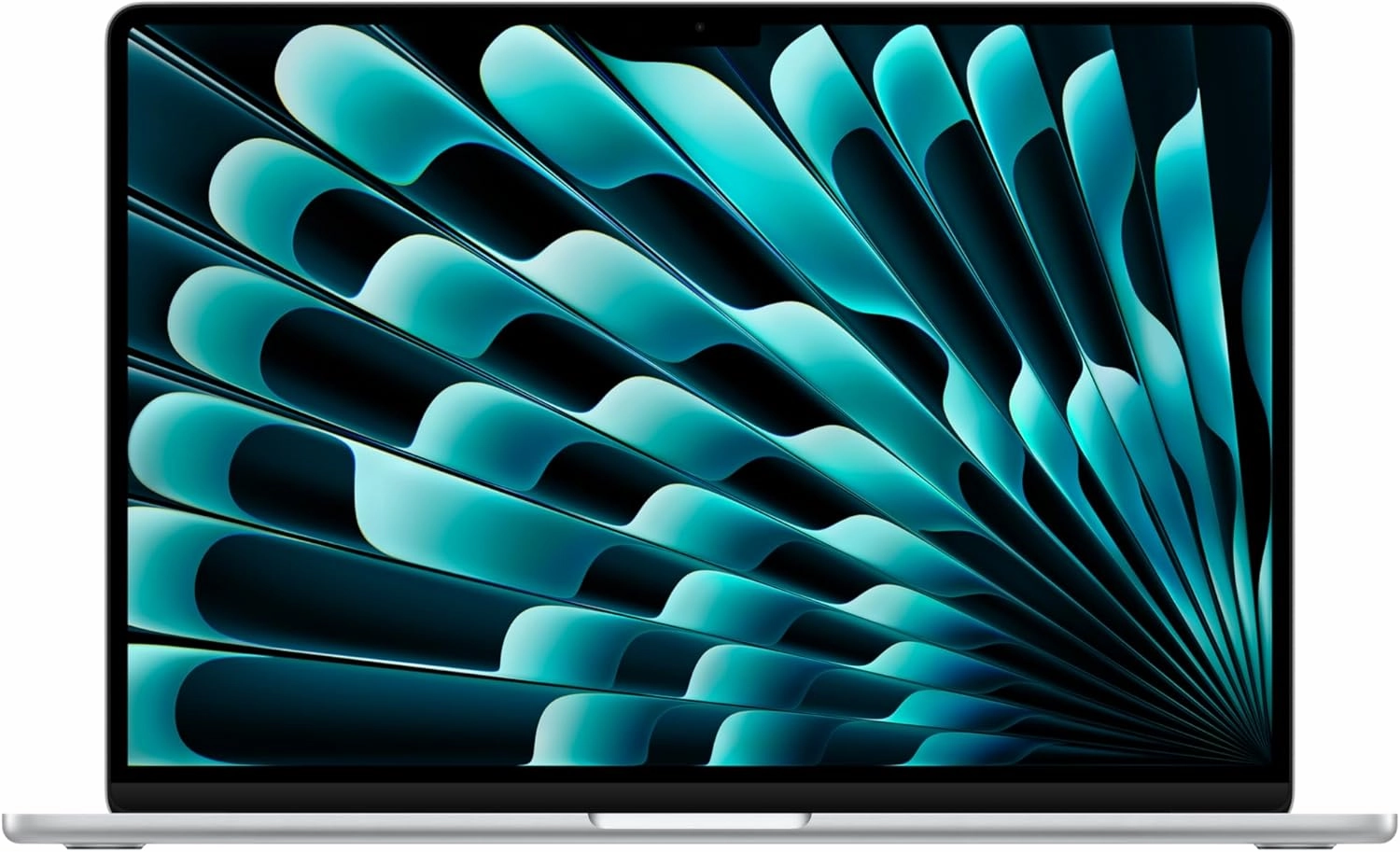 Apple MacBook 15Inch, M4 Chip with 10Core CPU & 10Core GPU, 16GB & 512GB SSD, Silver tv stand, curved tv