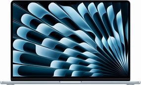 Apple MacBook 15Inch, M4 Chip with 10Core CPU & 10Core GPU, 16GB & 512GB SSD, Sky Blue tv stand, curved tv