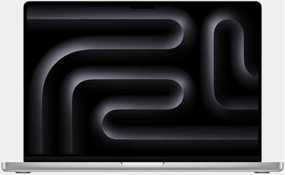 Apple MacBook Pro 16Inch, M4 Pro chip with 14core CPU and 20core GPU, 24GB, 512GB SSD, Silver tv stand, curved tv