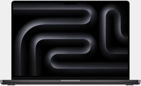 Apple MacBook Pro 16Inch, M4 Pro chip with 14core CPU and 20core GPU, 24GB, 512GB SSD, Space Black tv stand, curved tv