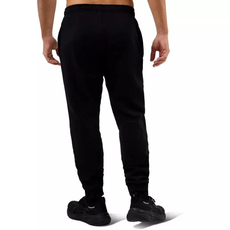 ASICS MEN'S FLEECE CUFF BLACK TRACKPANTS Shoes_Mens-Asics