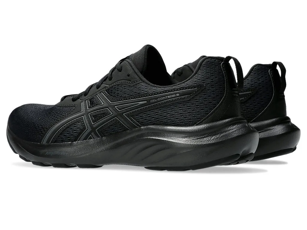 ASICS MEN'S GEL CONTEND 9 TRIPLE BLACK RUNNING SHOES Shoes_Mens-Asics