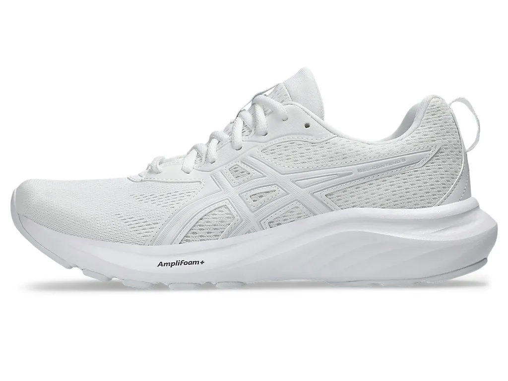 ASICS MEN'S GEL CONTEND 9 WHITE/GREY RUNNING SHOE Shoes_Mens-Asics