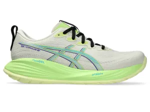 ASICS MEN'S GEL CUMULUS 27 BIRCH/LIME RUNNING SHOES Shoes_Mens-Asics