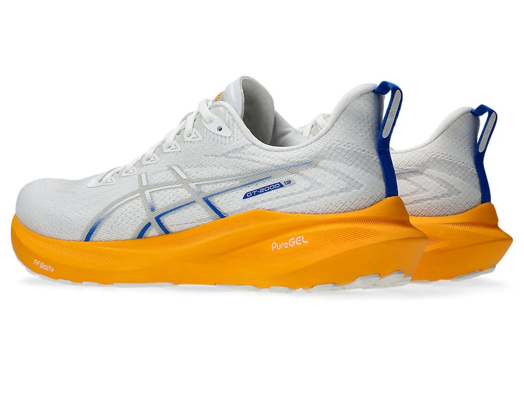 ASICS MEN'S GT 2000 13 WHITE/CONCRETE RUNNING SHOES Shoes_Mens-Asics