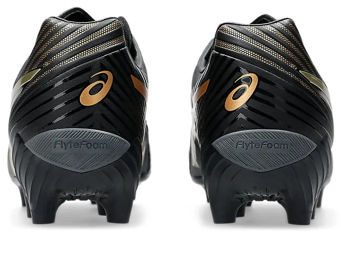 ASICS MEN'S LETHAL FLASH BLACK/GOLD FOOTBALL SHOES Shoes_Mens-Asics