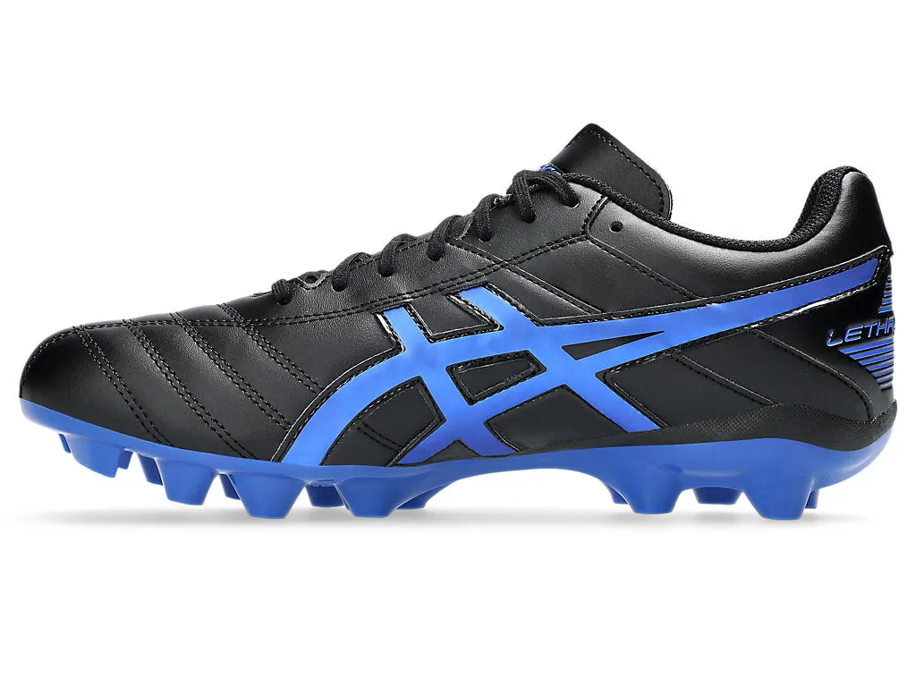 ASICS MEN'S LETHAL RS 2 SPEED BLACK/BLUE FOOTBALL Shoes_Mens-Asics
