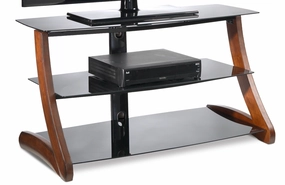 Astrix 50" TV Stand - Black and Brown tv wall mount, 55 inch tv