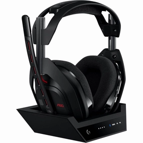 Astro A50 (Gen 5) Lightspeed Wireless Headset   Base Station - Black For Xbox/Ps5/Nintendo/Pc/Mobile