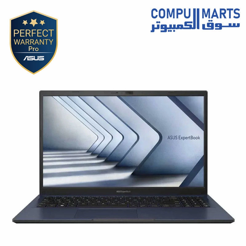 ASUS ExpertBook B1 B1502CBA-NJ3220 Laptop - Intel Core i7-1255U, RAM 8GB DDR4, 512GB SSD,15.6-inch FHD, Dos motherboard,pc