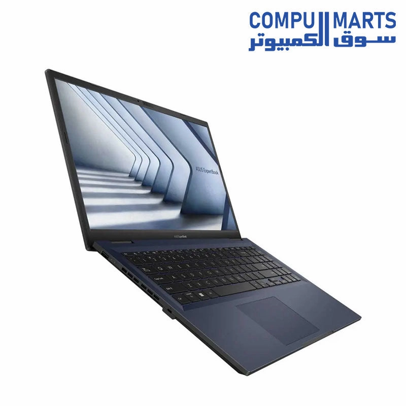 ASUS ExpertBook B1 B1502CBA-NJ3220 Laptop - Intel Core i7-1255U, RAM 8GB DDR4, 512GB SSD,15.6-inch FHD, Dos
