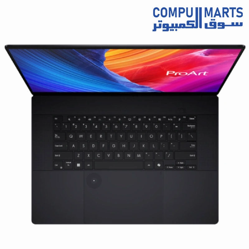 Asus ProArt P16 H7606WI-ME058W Laptop AMD Ryzen AI 9 HX 370, 64GB RAM, 2TB SSD RTX 4070 8GB 16-inch 4K OLED Touch Win11 Nano Black - 90NB1421-M00830
